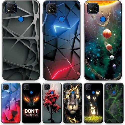 For Redmi 9C Case Cover on Redmi 9C 9 C Back Cover For Xiaomi Redmi 9C 6.53 inch Soft Silicone TPU Phone Case For Redmi 9C