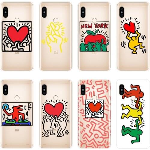 Phone Case For Xiaomi Redmi S2 6A 5 Plus 4A Silicone Funny Heart Back Cover For Pocophone F1 Redmi Note 4 4X 5 5A 6 Pro Prime