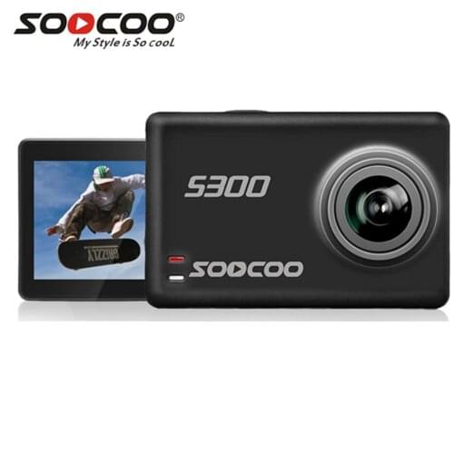 SOOCOO S300 4k Action Camera Sport Underwater With Remote Control External Microphone GPS Touch Screen Image Stabilization
