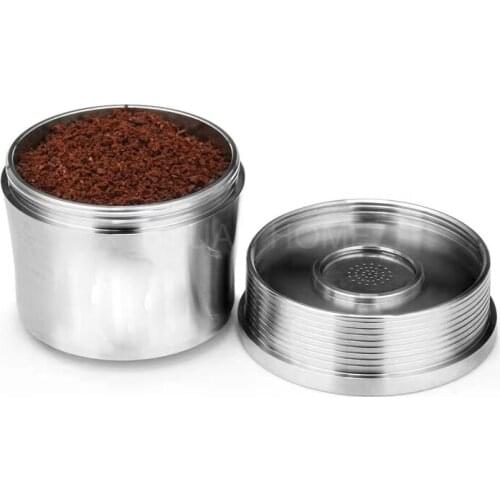 1pc 304 Stainless Steel updated Refillable Reusable Coffee Capsule Strainer Coffee Pod Filters for Nespresso Coffee Filters