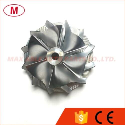 GT15-25 793221-0002X 44.50/59.48mm 6+6 blades High Performance Turbo Billet Compressor wheel/Aluminum2618/Turbo Milling wheel
