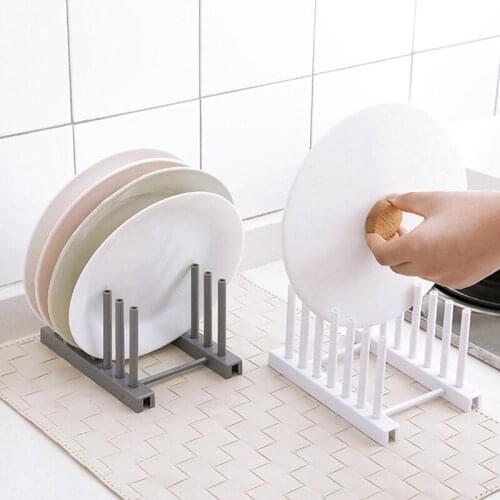 Kitchen Organizer Dish Rack Pot Holder Dish Drain Pan Cover Stand Kitchen Accessories Tool