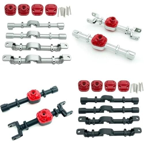Metal Front and Rear Bridge Axle Housing Case for MN D90 D91 99S M MS 1/12 RC Car Upgrade Parts Accessories