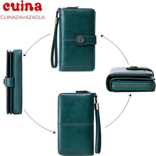 Fashion Wallet Women Leather Casual Women Wallets Luxury Card Holder Clutch Bag Zipper Pocket Hasp Female Purse Ladies Wallet