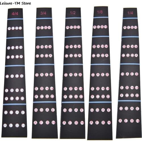 New 1/8-4/4 Violin Intonation Stickers Fretboard Marker Beginners Learning Violin Fingerboard Sticker Violin Parts Accessories