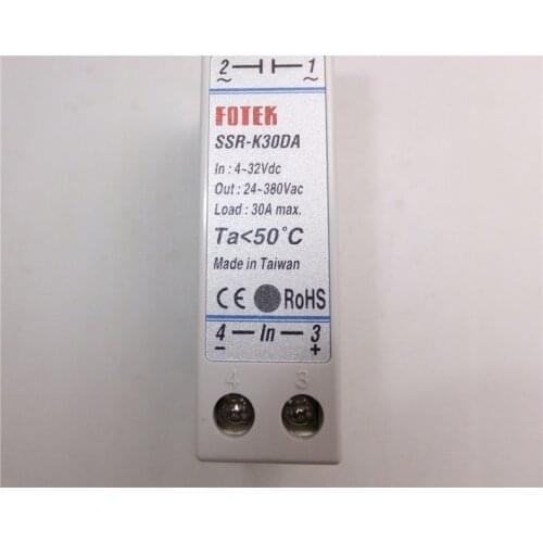 Original Taiwans FOTEK unidirectional solid-state relay SSR-K30DA