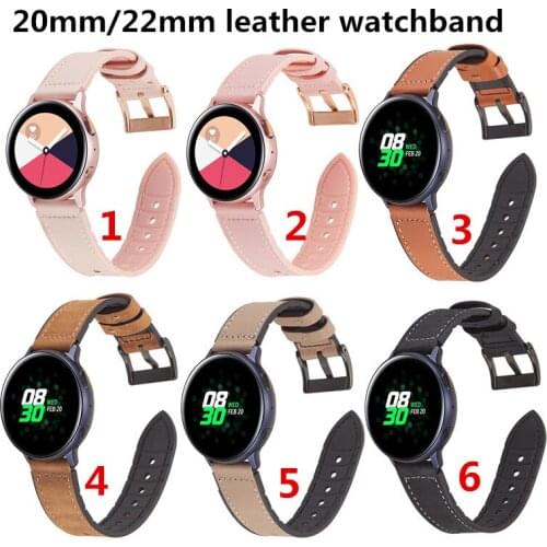 20mm 22mm Strap For Samsung Gear sport S2 S3 Classic galaxy watch 42mm 46mm active 40mm 44mm huami amazfit gtr Bip huawei gt 2