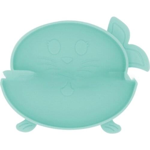 Baby Silicone Dinner Plate Training Complementary Food Feeding Bowl Childrens Integrated Tableware Anti-drop Suction Cup Tray