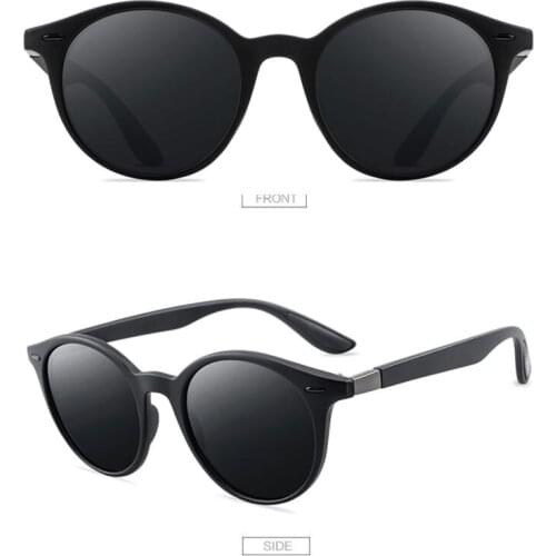 NEW DESIGN Ultralight TR90 Polarized Round Sunglasses Men Women Driving Style Sun Glasses Male Goggle UV400 Gafas De Sol