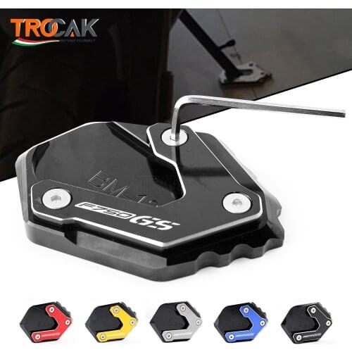 F750GS Kickstand Side Stand Extension Plate Pad For BMW F750GS F 750GS F750 GS F 750 GS 2018 2019 2020 Motorcycle Support Pad