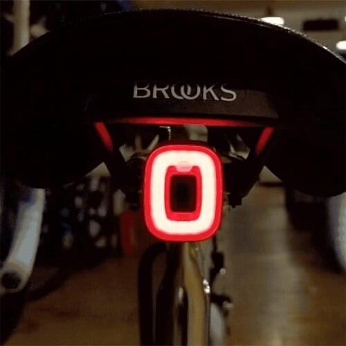 Smart bicycle brake induction tail light is super bright, bicycle rear night CORF