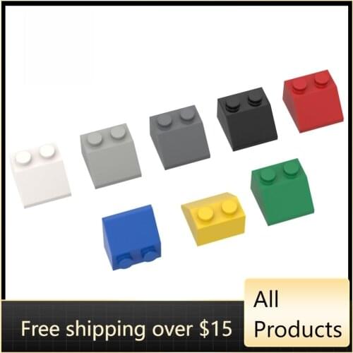 10PCS DIY MOC 3039 Slope 45 2x2 Bricks Parts Building Blocks Thick Figure Educational Tech Plastic Toys for Kids Children Gift