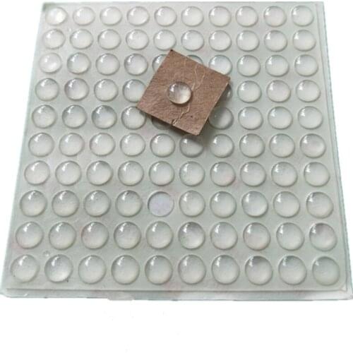 1000 PCS 10mm x 3mm clear anti slip silicone rubber plastic bumper damper shock absorber 3M self-adhesive silicone feet pads