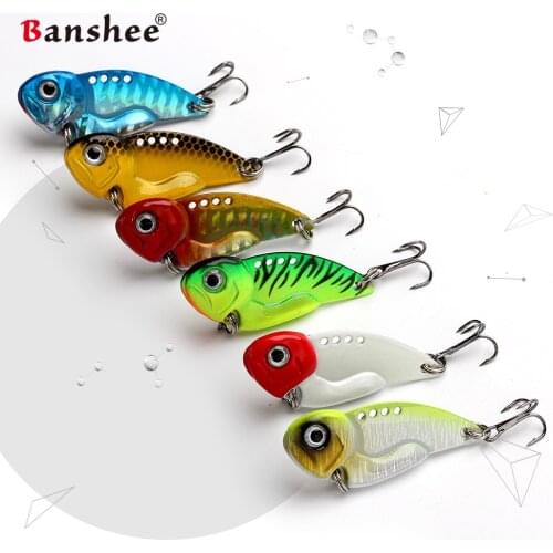 6pcs/lot 45mm 12g Metal Cuti VIB Vibe Vabrator Vibration Wobbler DD01 new Lipless Sinking Crankbait Bass Bait Fishing lure