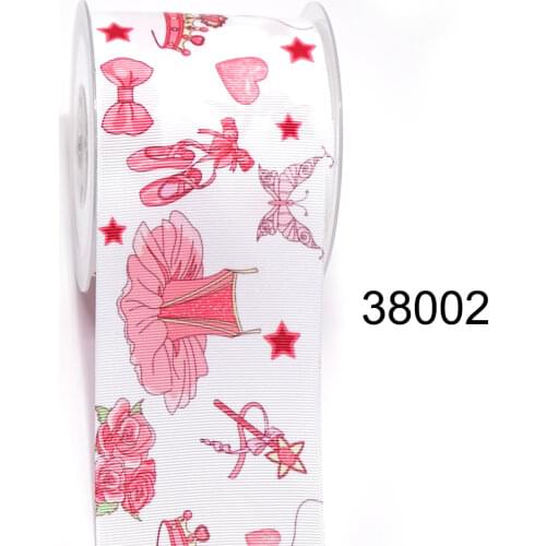 DIY Cartoon Girls Printed Grosgrain Ribbon For Craft Supplies Sewing Accessories 5 Yards. 9431