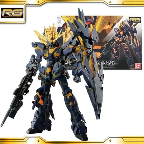 BANDAI GUNDAM RG 1/144 UNICORN GUNDAM 02 BANSHEE NORN FULL PSYCHO-FRAE model kids assembled Robot Anime action figure toys