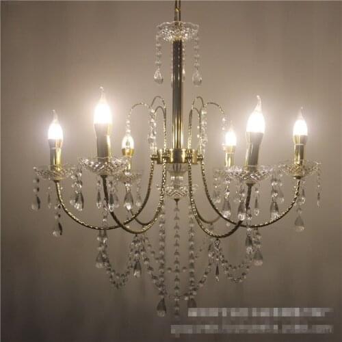 Luxury crystal chandelier large hanging crystal lightting chandelier with light for weddings decor senyu72