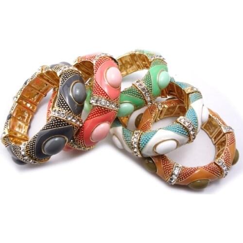 Idealway Yellow Bracelets