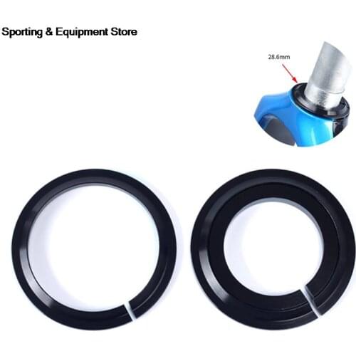 2.13inch Bike Headset Washer Bicycle Parts 1.5inch Tapered Fork Straight Fork 45 degree Bike Headset Base Spacer Crown Race