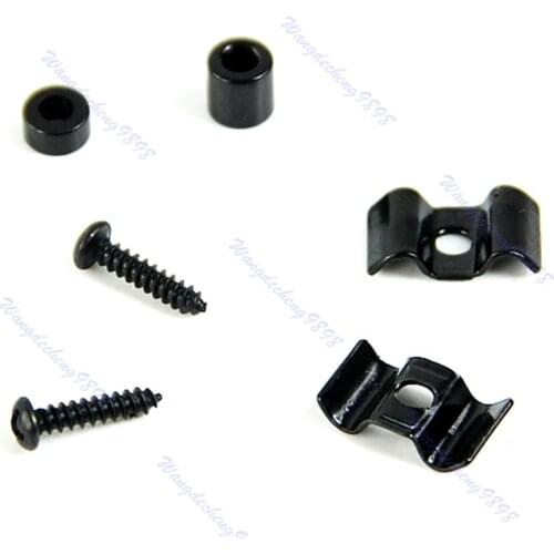 X5QF Pair of String Trees for fender Start OR Tele Guitar Parts Black