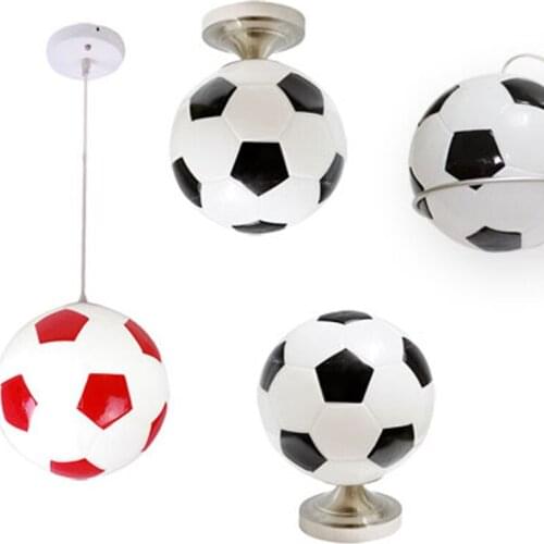 Basketball/Football pendant light for creative children bedroom lights LED lamp drop light bedroom lampshade balcony LED lamp