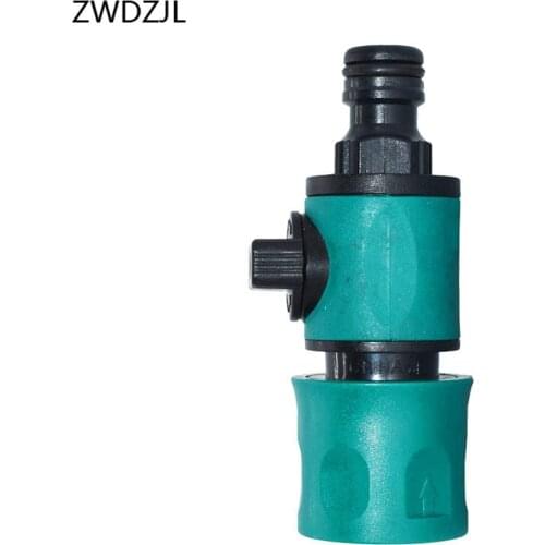 Garden tap 5/8" water valve CAR WASH Mini Valve Quick connector hose waterstop connectors 1pcs