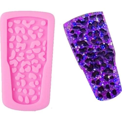 DIY Shiny Glossy Leopard Print Mold Charms Mould Resin Epoxy Jewelry T5UF