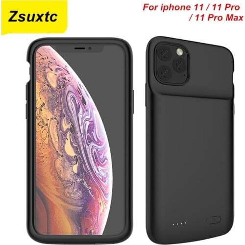 Silicone Material Ultra-thin For iphone 11 11 Pro 11 Pro Max Battery Case Smart Cover 11Pro Power Bank