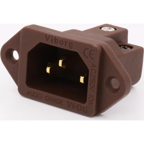 Viborg Audio VI-06CG Grade Pure Red Copper AC Inlet IEC socket