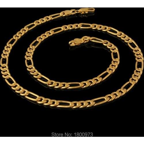 New Trendy With 45cm Chain Womens Wholesale18k Gold Color Necklaces For Girl Wedding Jewelry