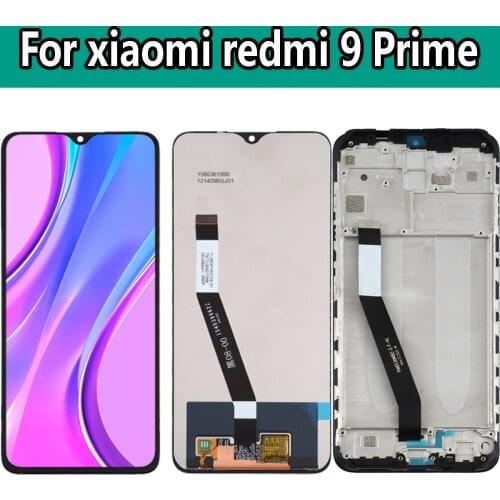6.53" For Xiaomi Redmi 9 Prime LCD Display Touch Screen Digiziter Assembly M2004J19G M2004J19C M2004J19PI For Xiaomi Redmi 9