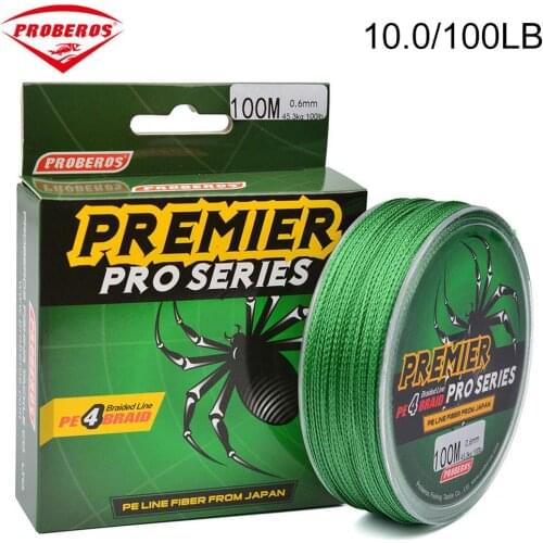 1pc 100M 109Yard Super Strong Green Spectra Extreme Braided Fishing Line 4 Strand