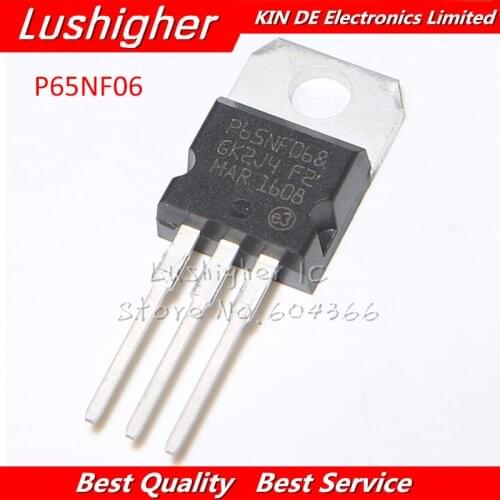 10PCS P65NF06 TO-220 STP65NF06 TO220 65NF06 New Original