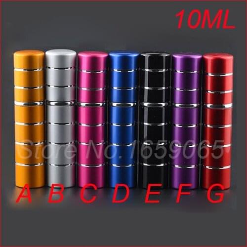 10MLempty aluminum perfume sample spray bottle atomizer pulverizador cosmetics perfumeros parfumverstuiver makeup containers