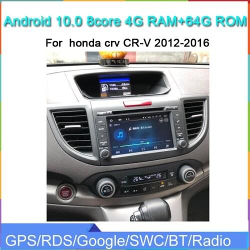 7" two din android 9.0 car dvd player for honda crv CR-V 2012-2016 car audio stereo octa core 4G RAM wifi 32G ROM head unit