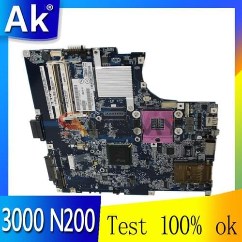 41R7886 Notebook PC Motherboard For Lenovo 3000 N200 Main board 15.4 Inch IEL10 LA-3451P DDR2 Free CPU
