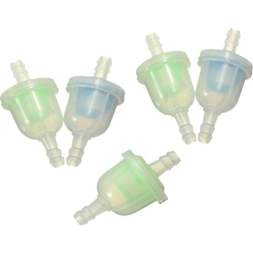 5x Plastic Fuel Filter 3mm I/D x 5.5mm O/D For Mini Dirt Moto Bikes Random Color