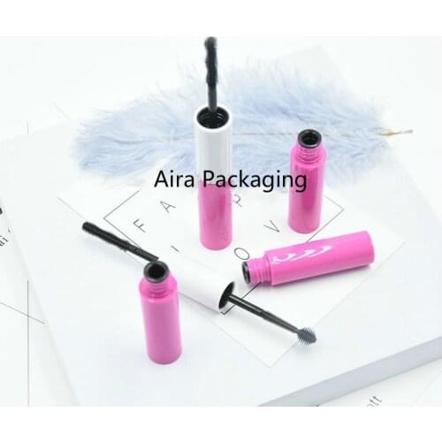 6ML New Arrival Double-edge Cosmetic Mascara Tube Portable Professional Makeup Eyelashes Cream Plastic Container