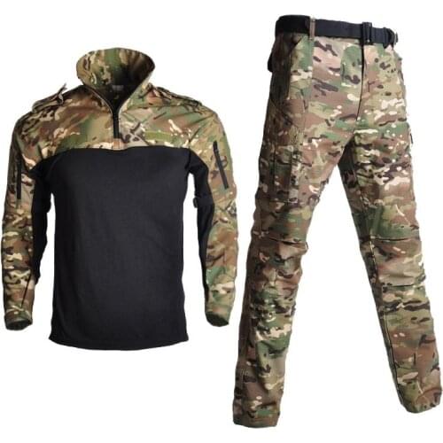 Army Military Uniform Tactical Camouflage Suit US Special Forces Military Equipment Battle Shirt Women Men Clothing Airsoft