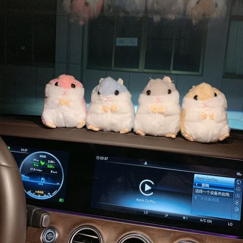 Little squirrel plush doll key chain bag pendant cute animal keyring backpack pendant keychain autumn winter gifts for Kids