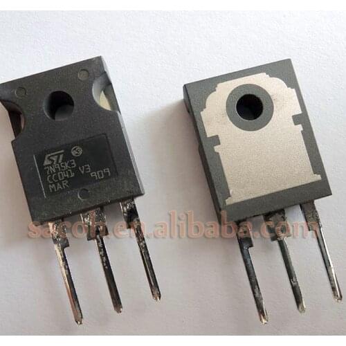 Free Shipping 10Pcs STW7N95K3 7N95K3 or STW7N90K5 7N90K5 or STW7N105K5 7N105K5 TO-247 7A 950V Zener-protected Power MOSFET