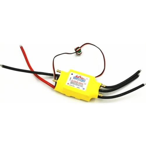 Free shipping Mystery Cloud 200A ESC with 5A UBEC brushless ESC Speed Controller for rc boat /RC Helicopter Airplane