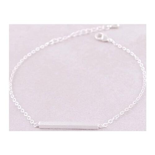 Square Bar Bracelet --Gold /Silver 2 colors Free combination