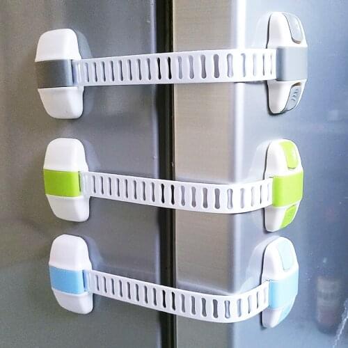 DHL 200pcs Child Safety Cabinet Lock Baby Security Drawer Latches for Refrigerators