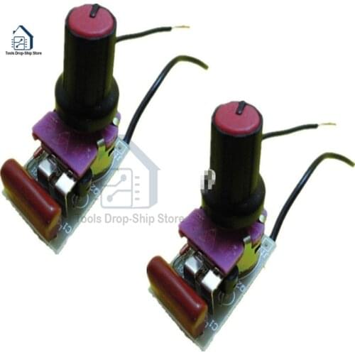 2Pcs/Lot 100W Dimmer Module with Switch Speed Regulation Module DIY Kit Components For Arduino