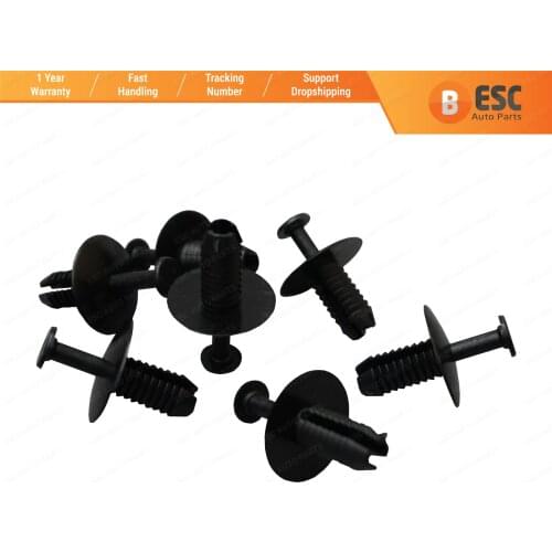 ESC ECF5027 10 Pieces Expanding Rivet Clips 51118174185 For BMW