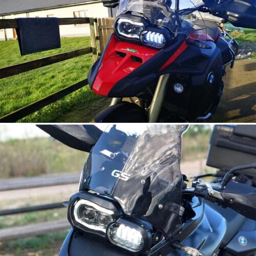 E9 Mark Approved Motorcycle LED Headlight Projector Hi Lo Headlamp For BMW F800GS F800R F700GS F650GS Adventure