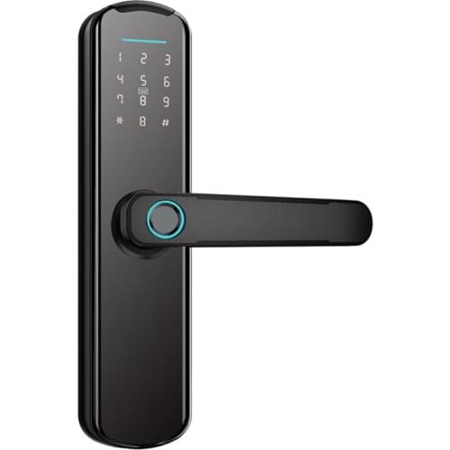 Qleung S807L Intelligent Password Key Card Smart Phone Remote Control Fingerprint Wifi Door Lock