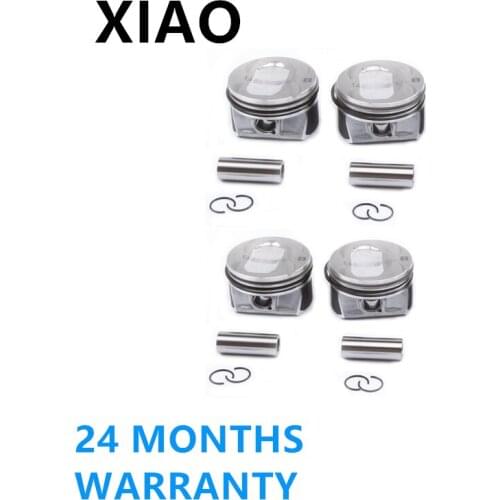 03C 107 065 BF 03C198151B Engine Turbocharger Piston & Rings Set For Audi A1 VW Golf Jetta Tiguan Passat Seat Pin19mm 76.5mm STD