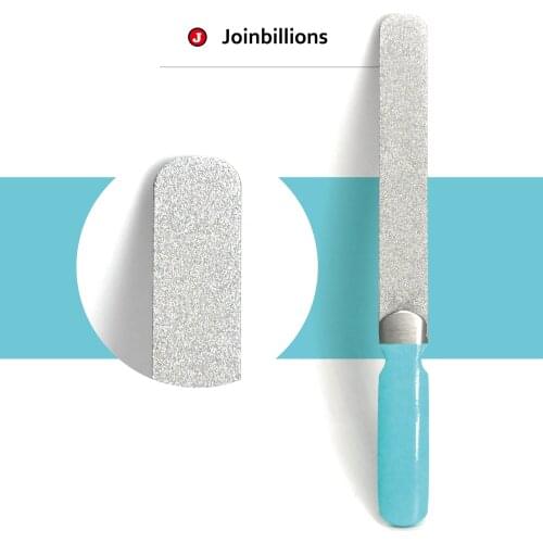 Short Stainless Steel Manicure Pedicure Nail Toenail File Double Sided Foot Care Metal Filing Tool with Colorful Coating